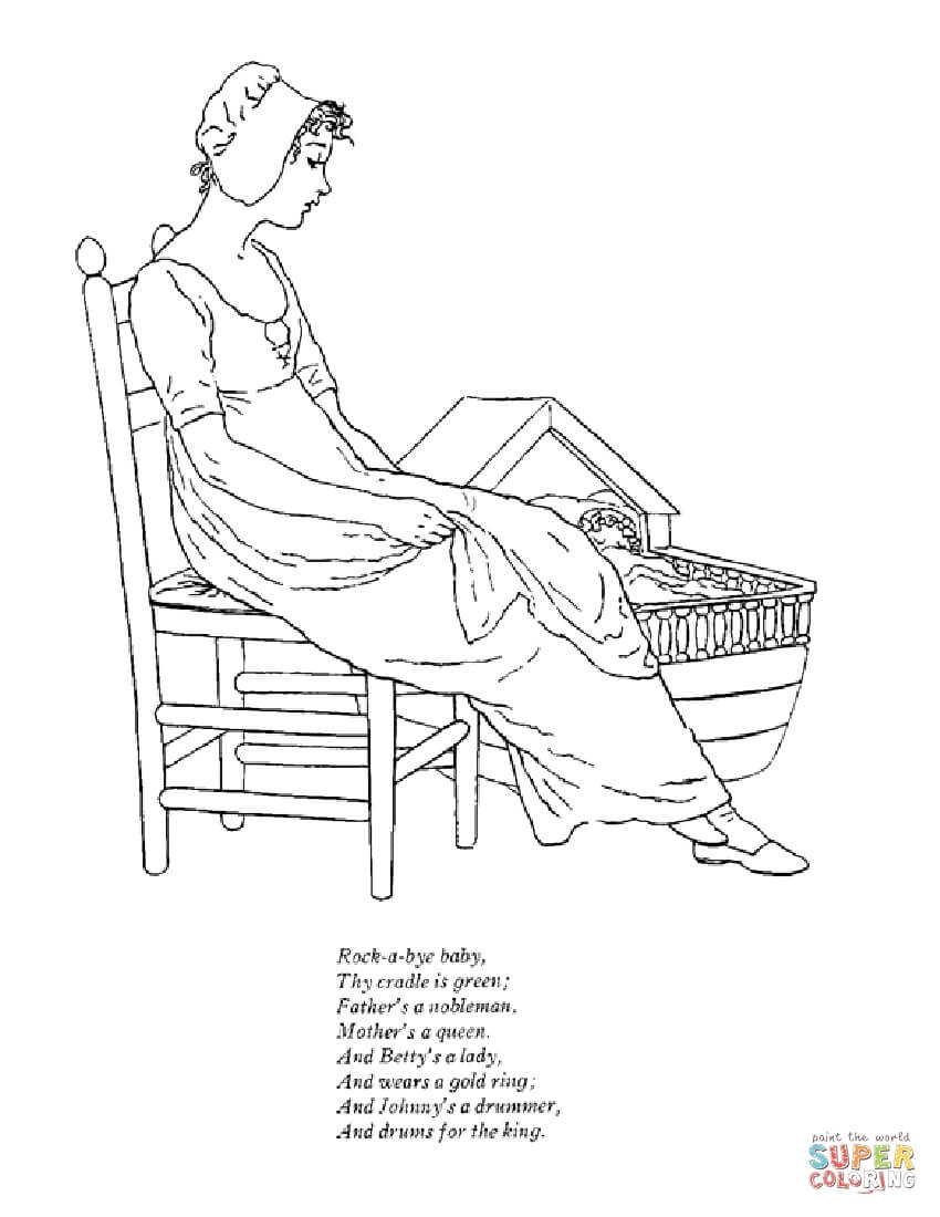 Mother Goose Nursery Rhymes coloring pages | Free Coloring Pages