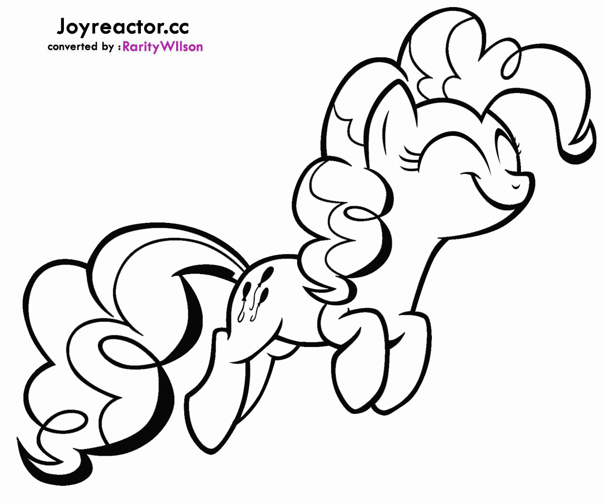 My Little Pony Pinkie Pie Coloring Pages - Cara Berjilbab