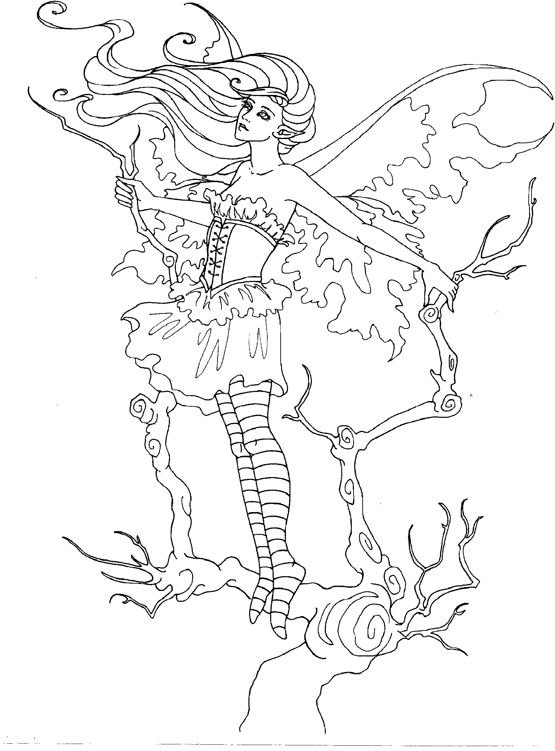 Amy Brown Coloring Page