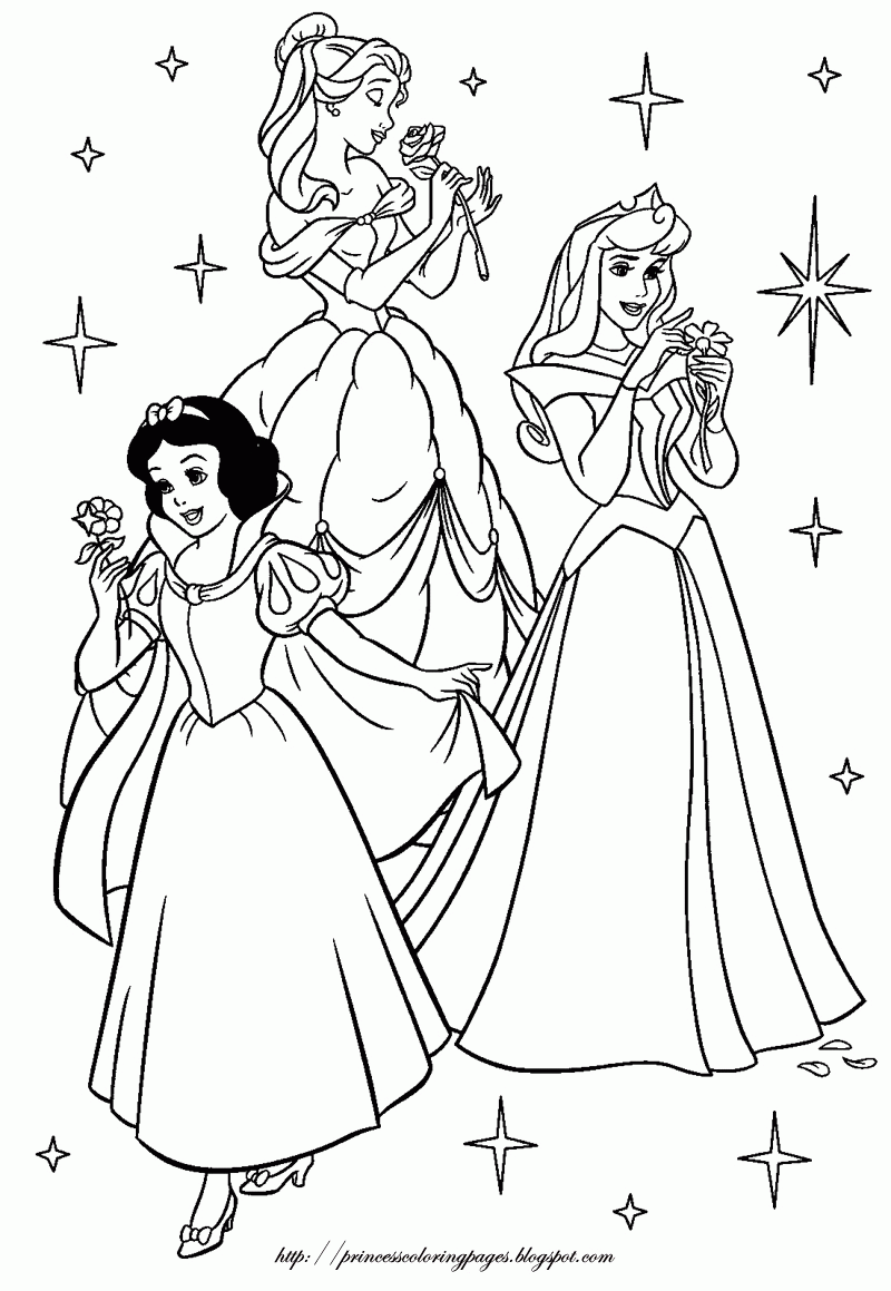 princess coloring pages with swirling dresses. coloring pictures ...