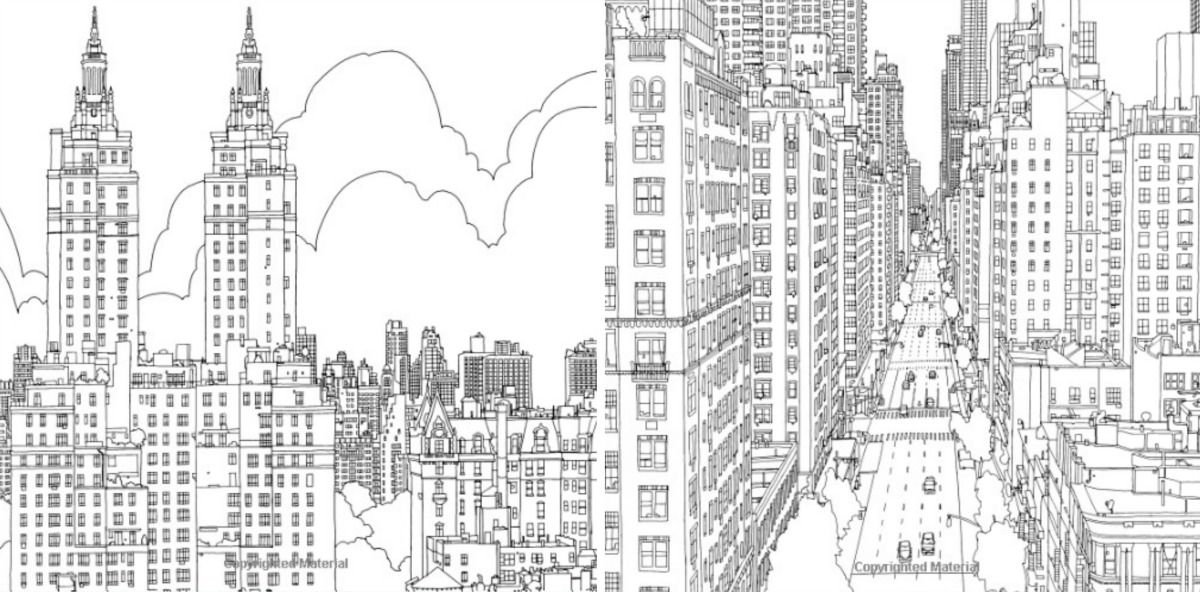 This Architectural Coloring Book Is Made for Adults | 6sqft