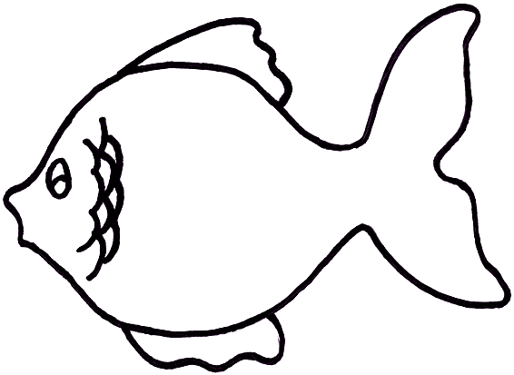Goldfish coloring page - Animals Town - Free Goldfish color sheet