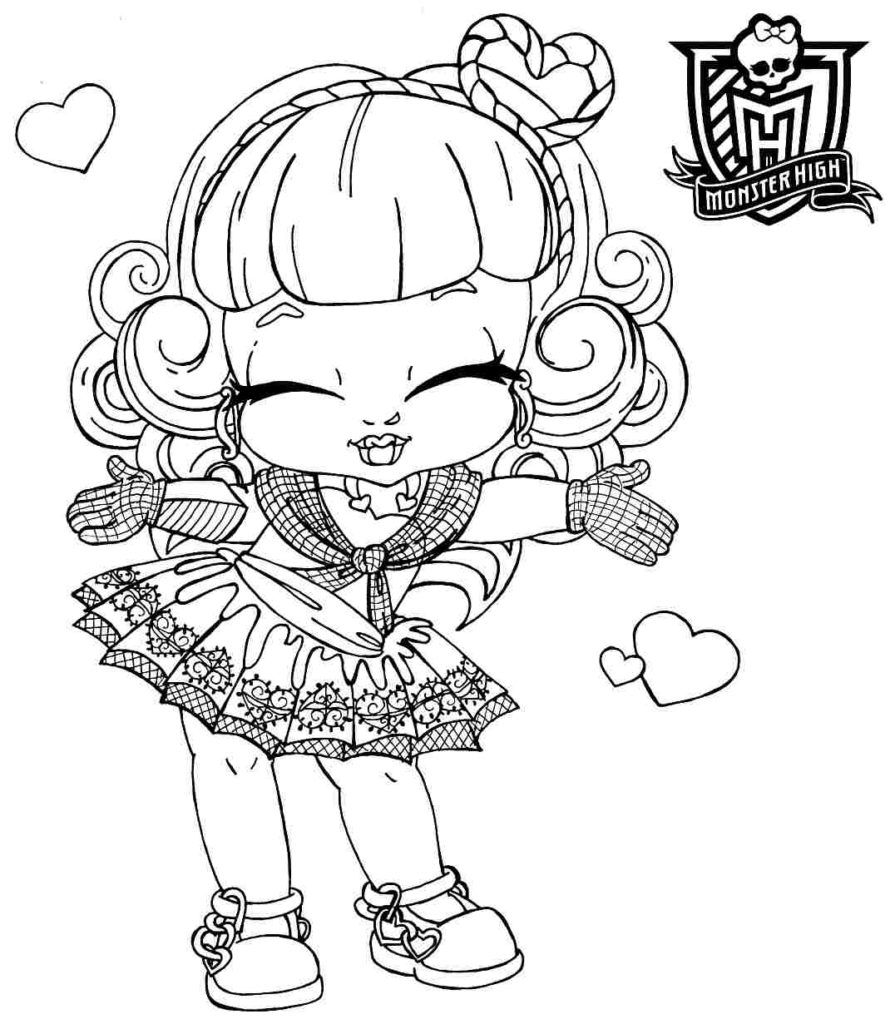 Coloring Pages: Baby Monster High Coloring Pages Monster High ...