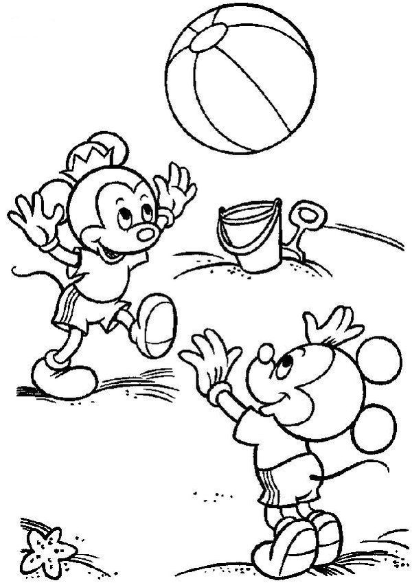 6 Pics of Free Summer Beach Coloring Pages - Summer Holiday ...