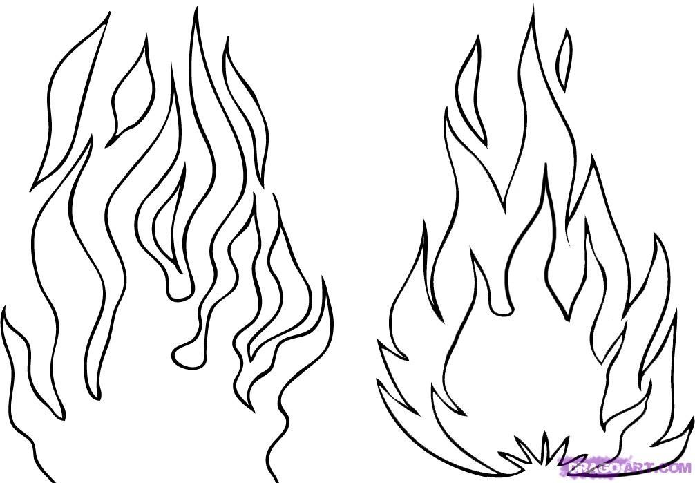 Flames | Free Coloring Pages on Masivy World