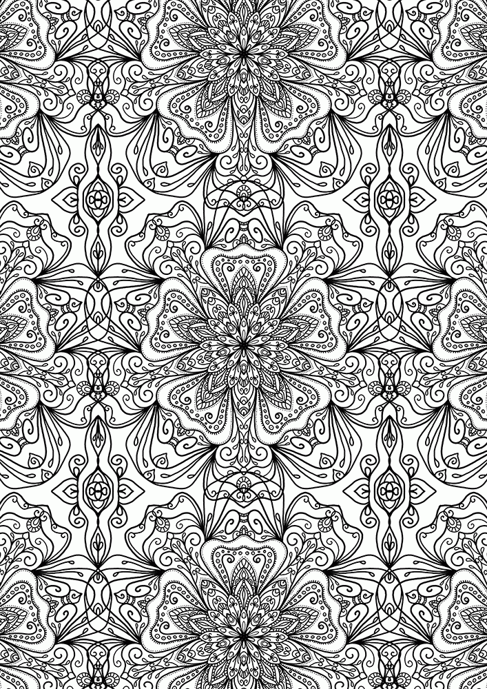 Really Hard Coloring Page
