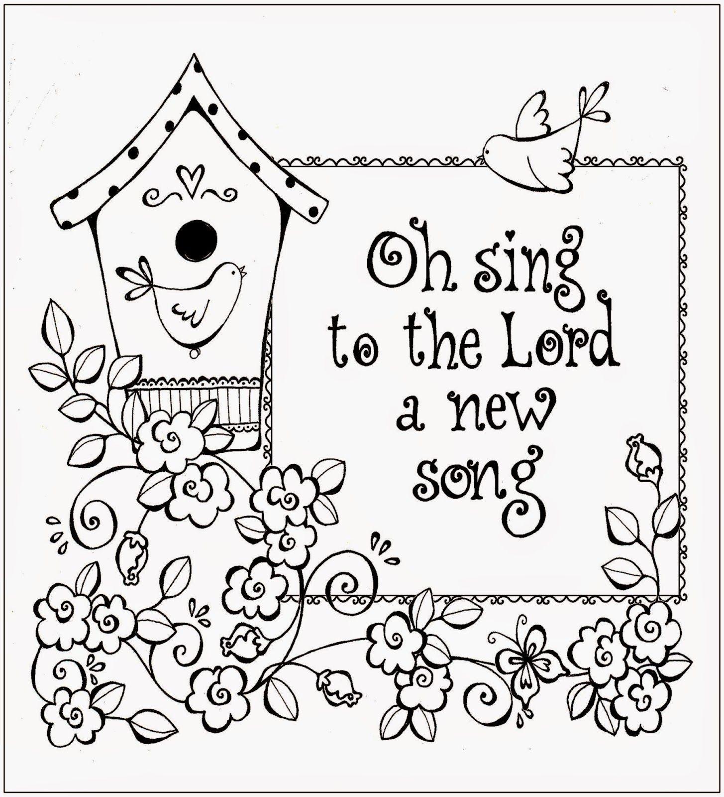 Sunday School Coloring Pages | Free Coloring Sheet