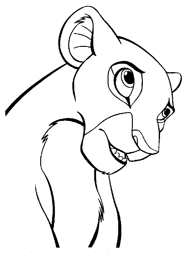 Nala and Zazu Coloring Page | Animal pages of KidsColoringPage.org ...