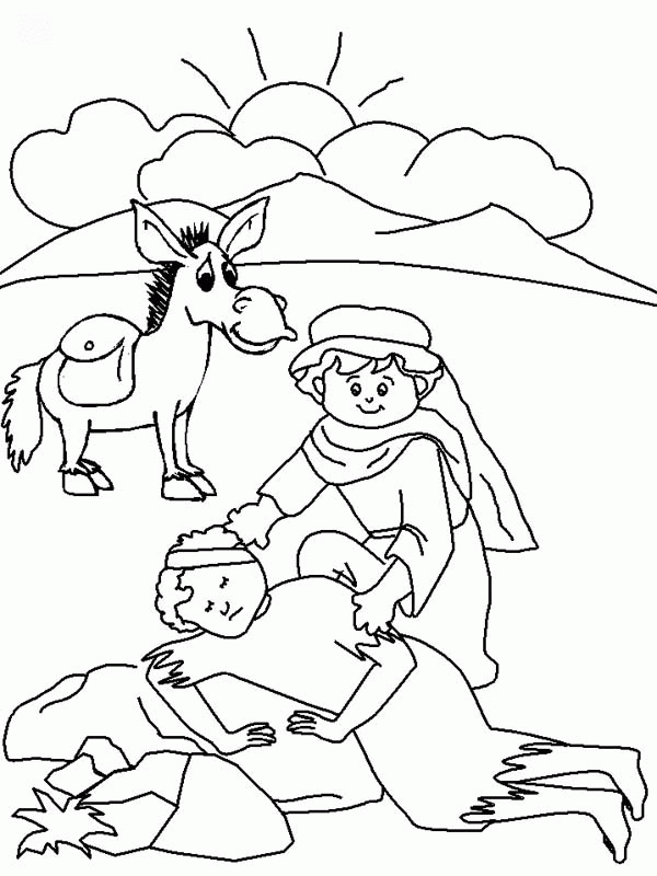 the good samaritan coloring pages - High Quality Coloring Pages
