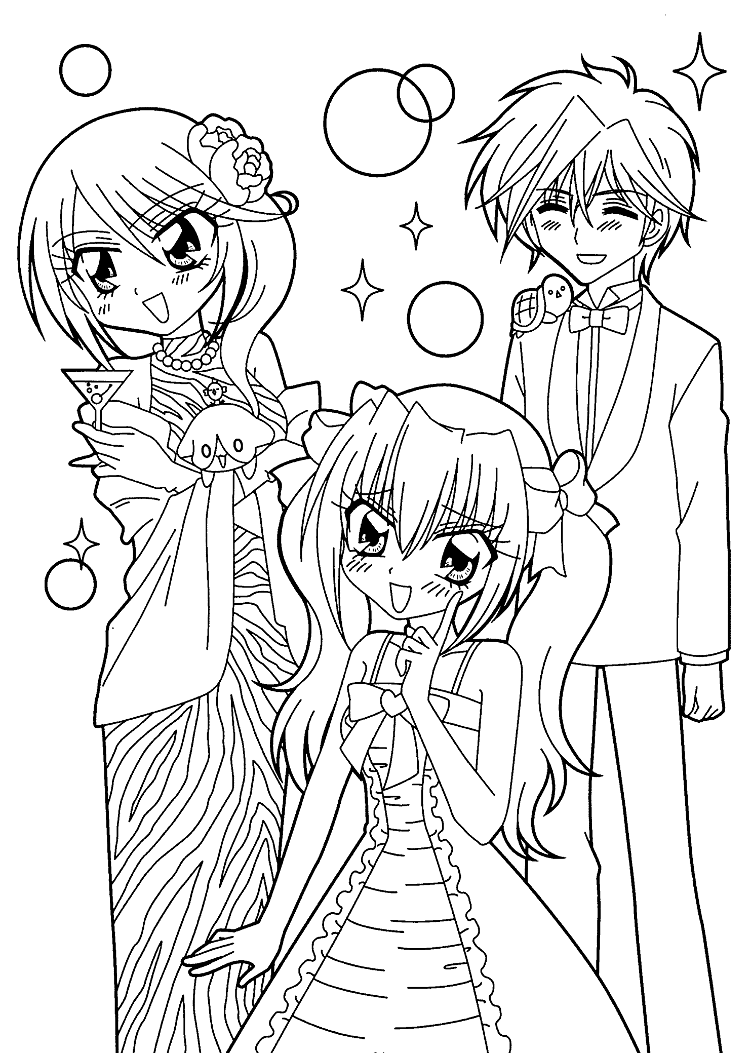 Anime Houses Coloring Pages - Coloring Pages For All Ages