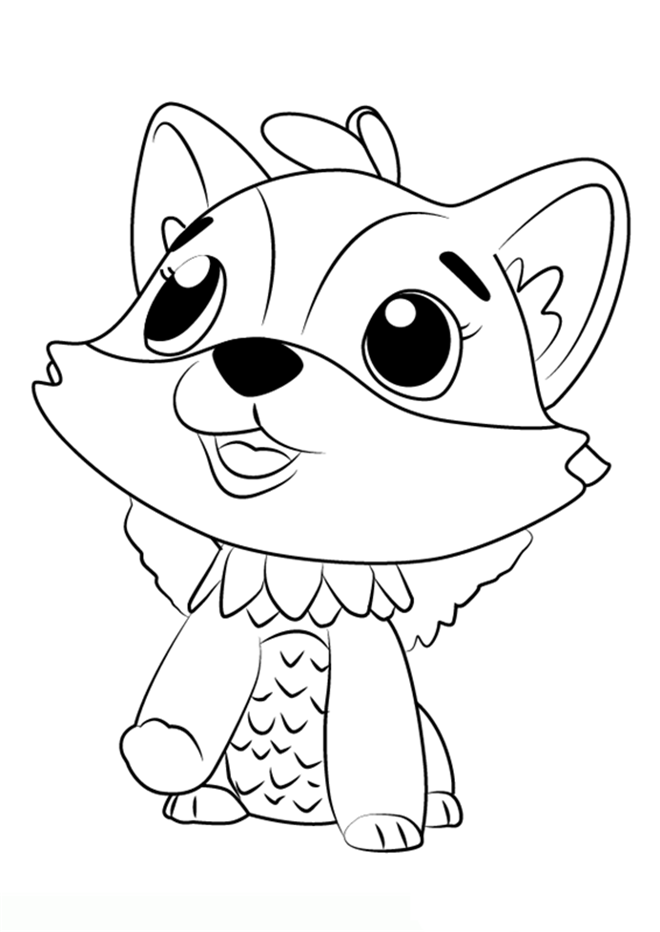 Hatchimals Coloring Pages - Best Coloring Pages For Kids | Fox coloring page,  Coloring pages, Animal coloring books