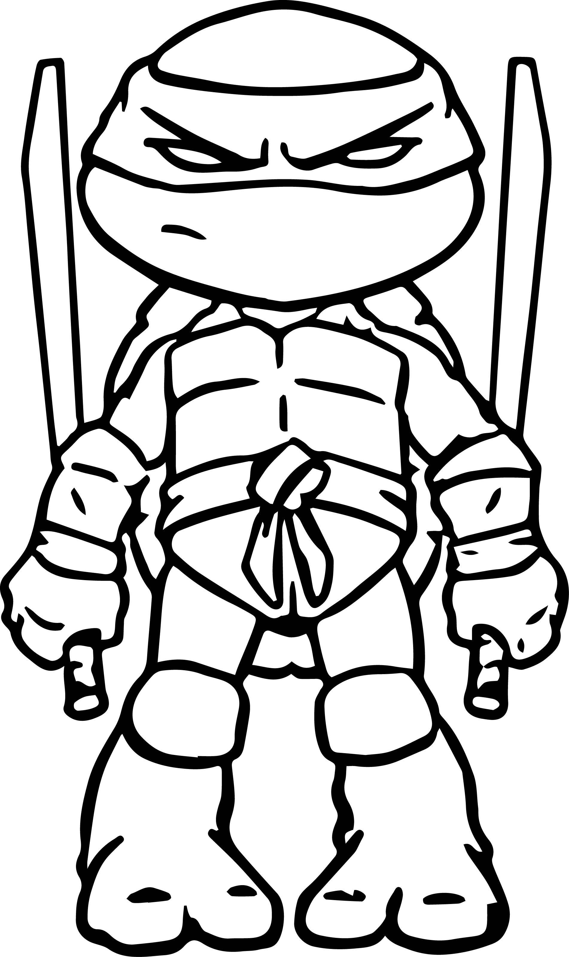 Ninja Turtles Coloring Pictures To Print - Coloring Page