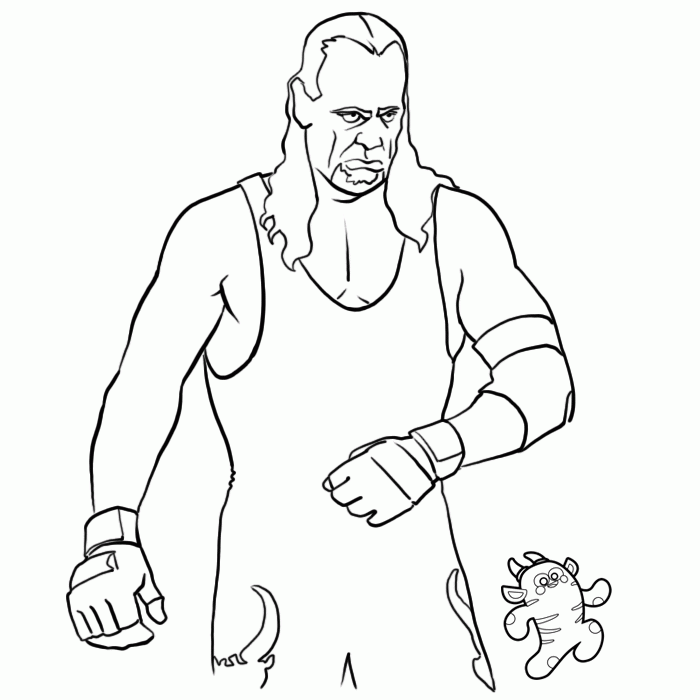 Undertaker - Coloring Pages for Kids and for Adults