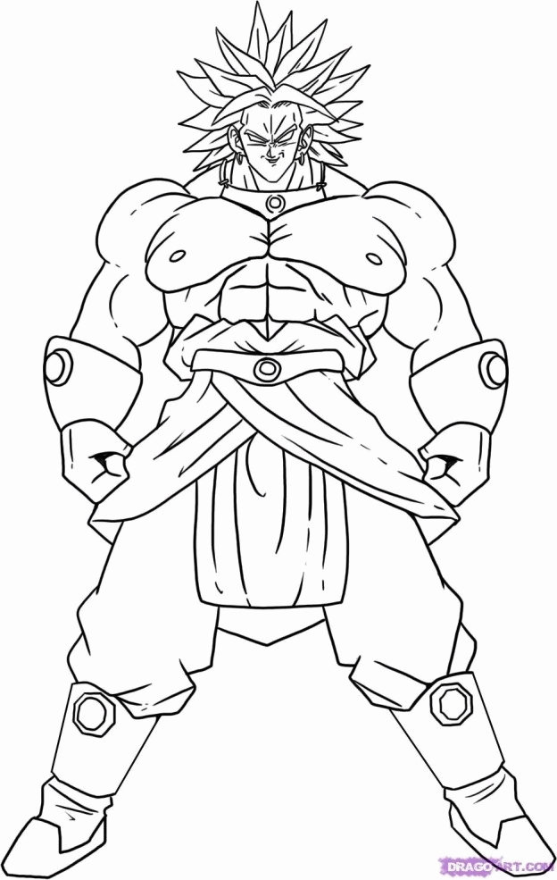 Dragon Ball Z S - Coloring Pages for Kids and for Adults
