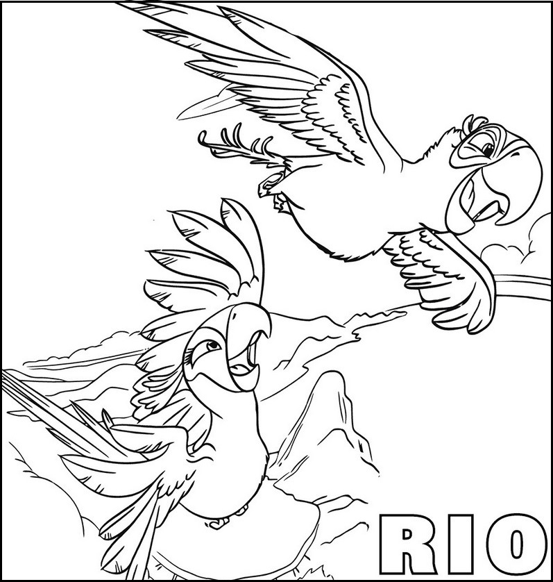 Rio Coloring and Activity Pages - Coloring Pages