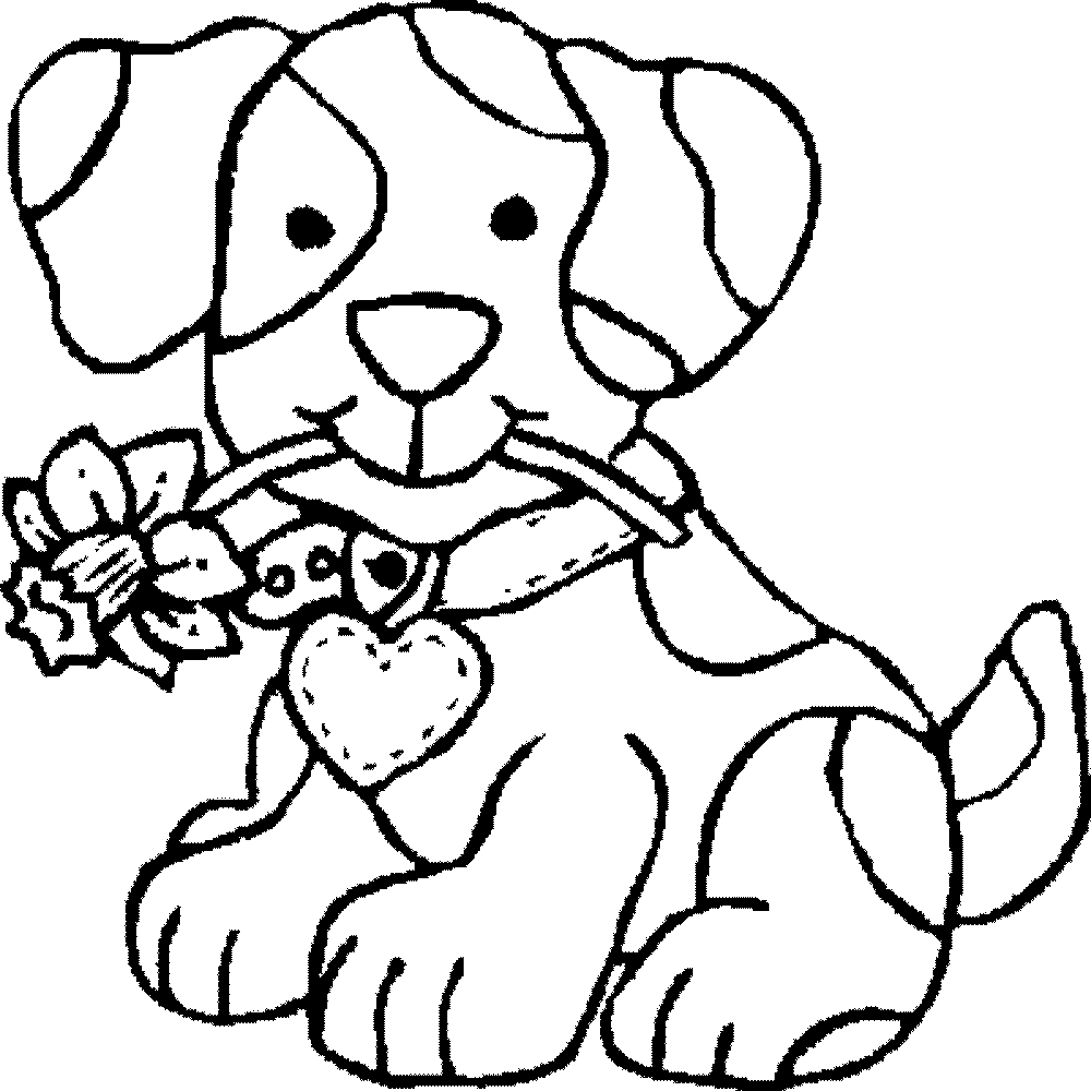 Dog Coloring Pages For Kids Printable Printable Kids Colouring ...