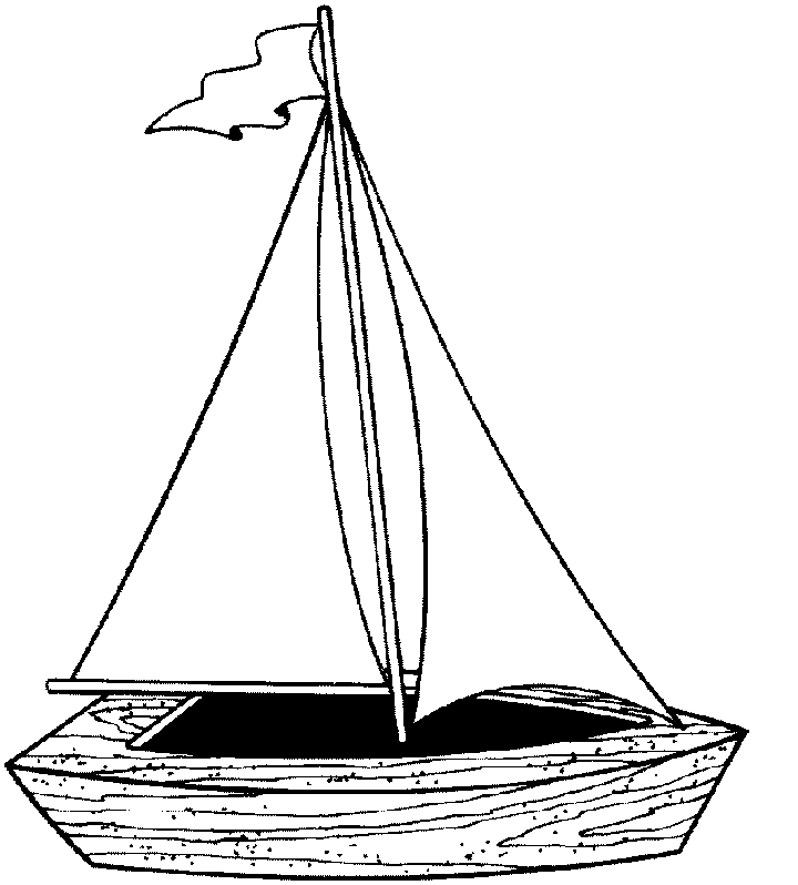Boat Printable Coloring Pages - Coloring Pages For All Ages