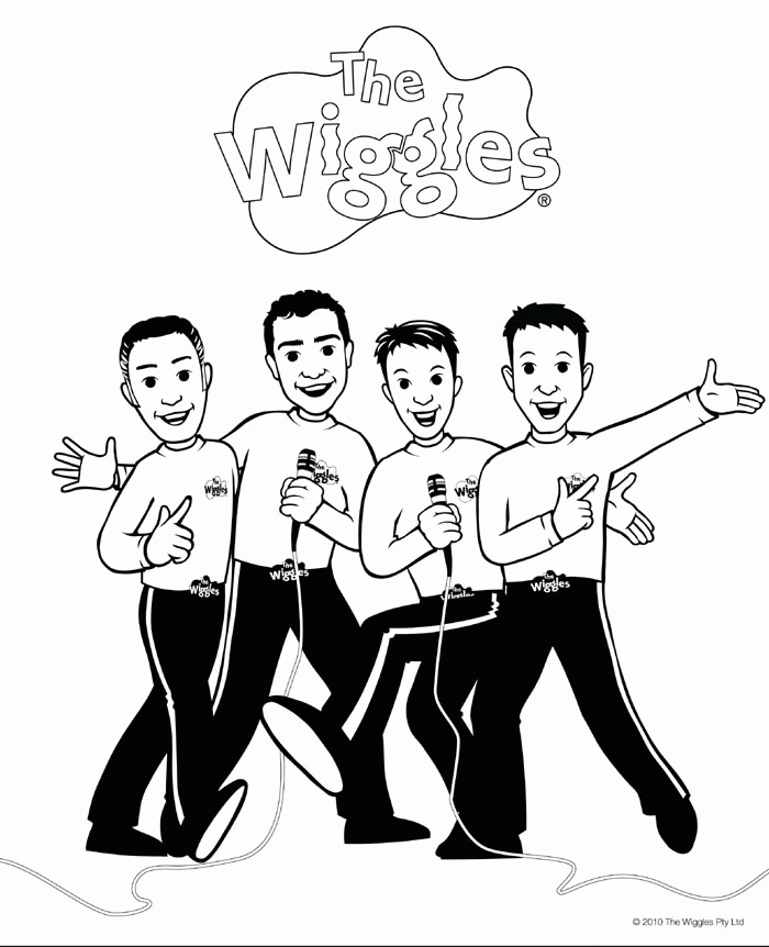 The Wiggles Coloring Page - Coloring Pages for Kids and for Adults