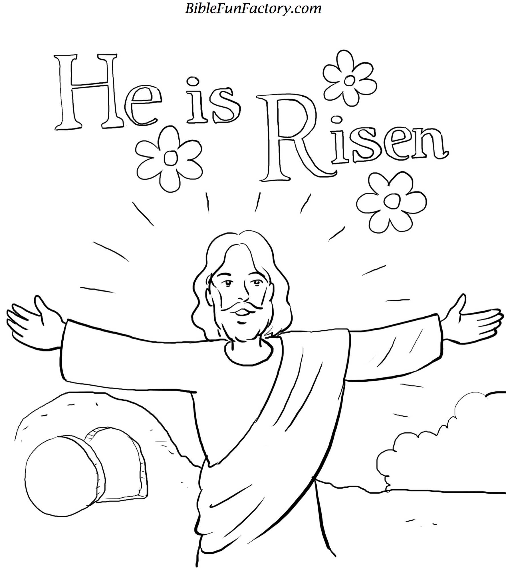 Free Easter Bible Coloring Pages for Pinterest