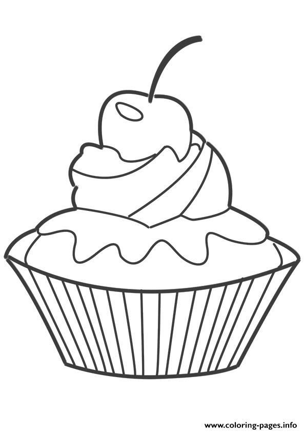 CUPCAKE Coloring pages