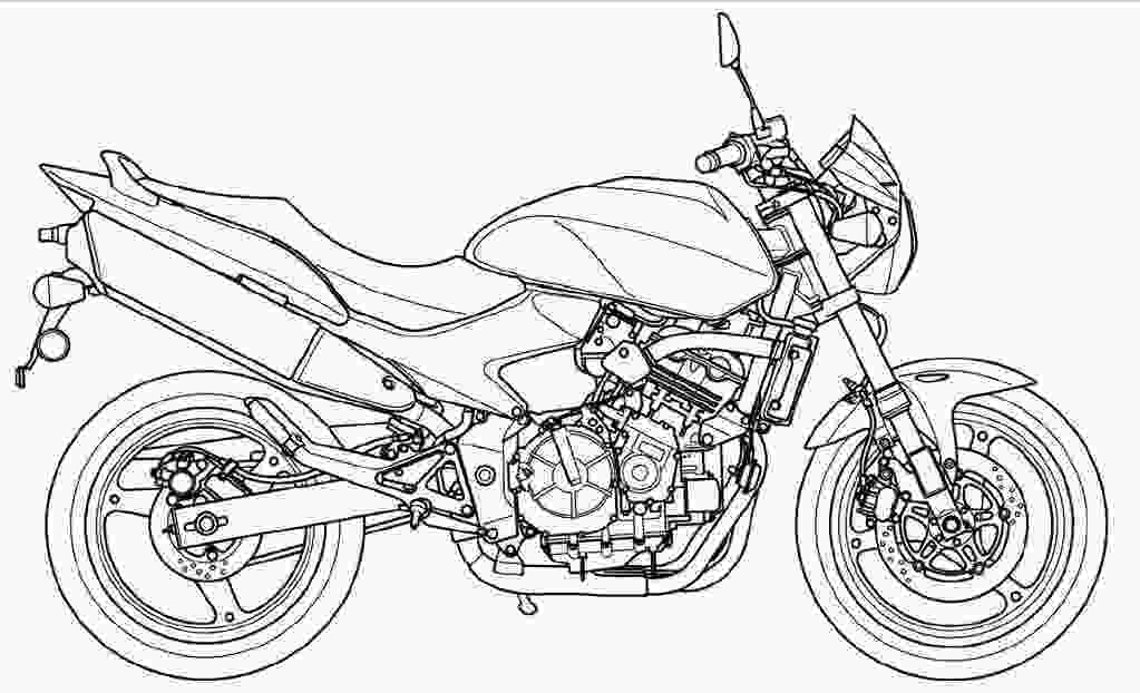 motorbike colouring pictures free printable motorcycle ...