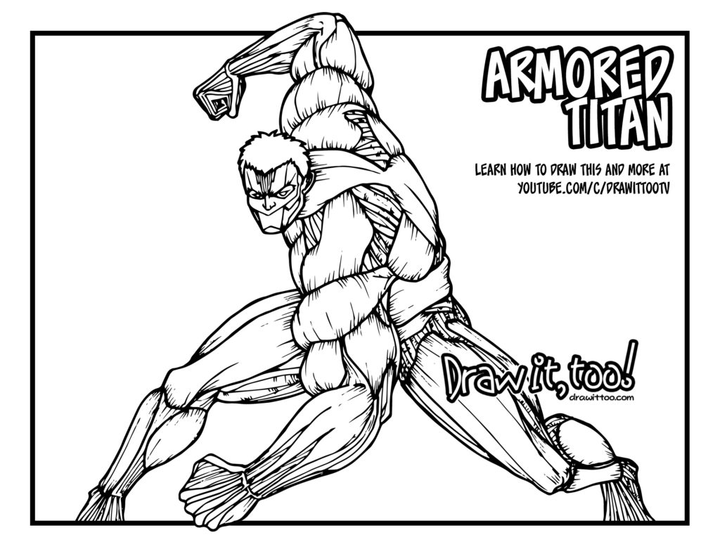 Coloring Pages : Armoreditan Attack Onutorial Draw Itoo ...