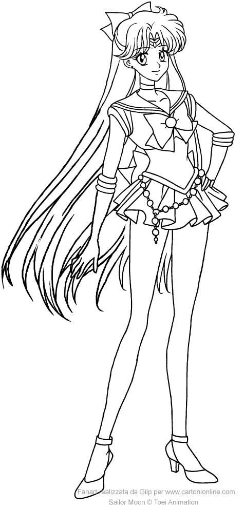 Sailor Moon Crystal Coloring Pages glitter force coloring pages ...