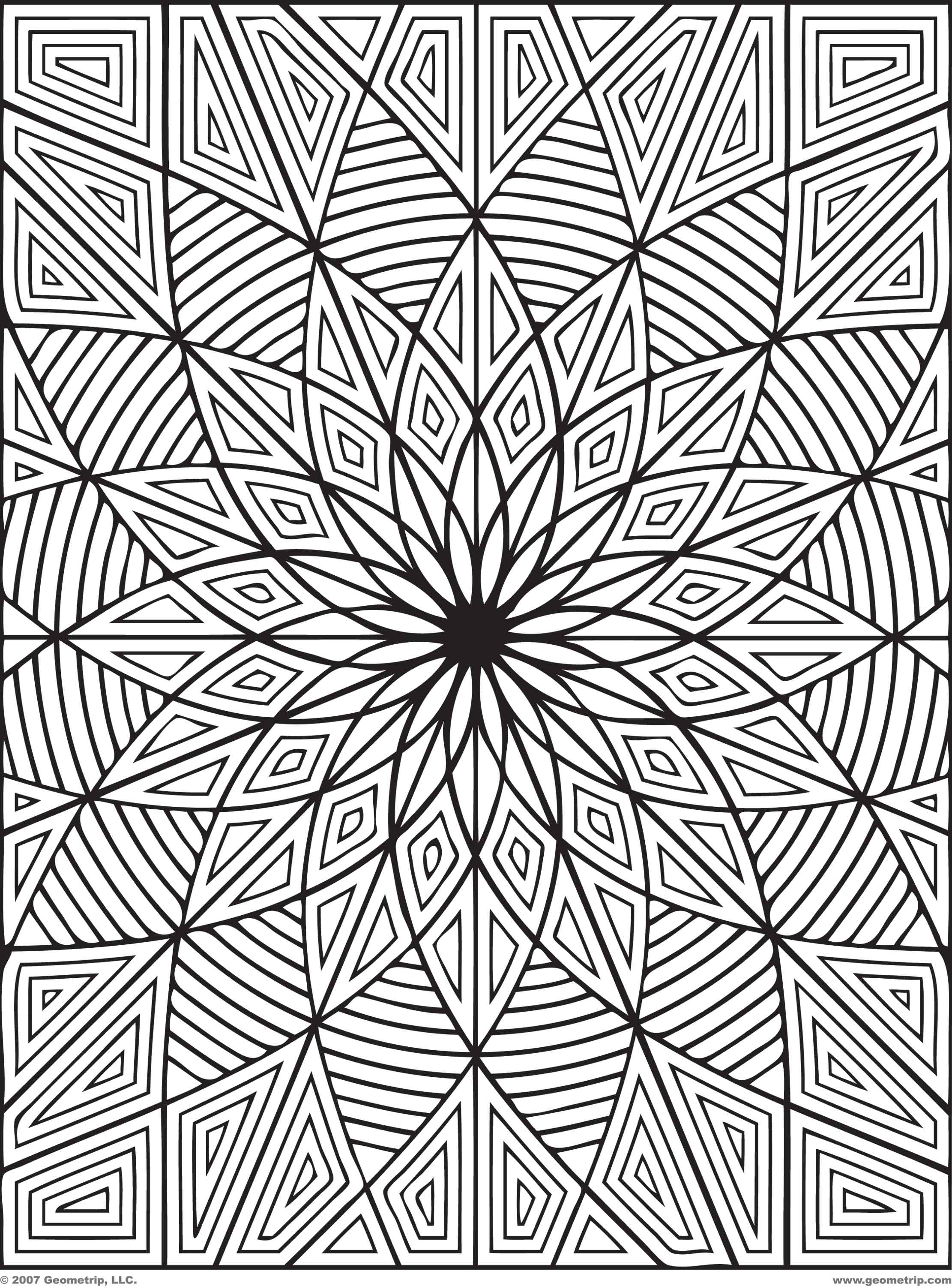 Cool 3D Designs Coloring Pages - Сoloring Pages For All Ages