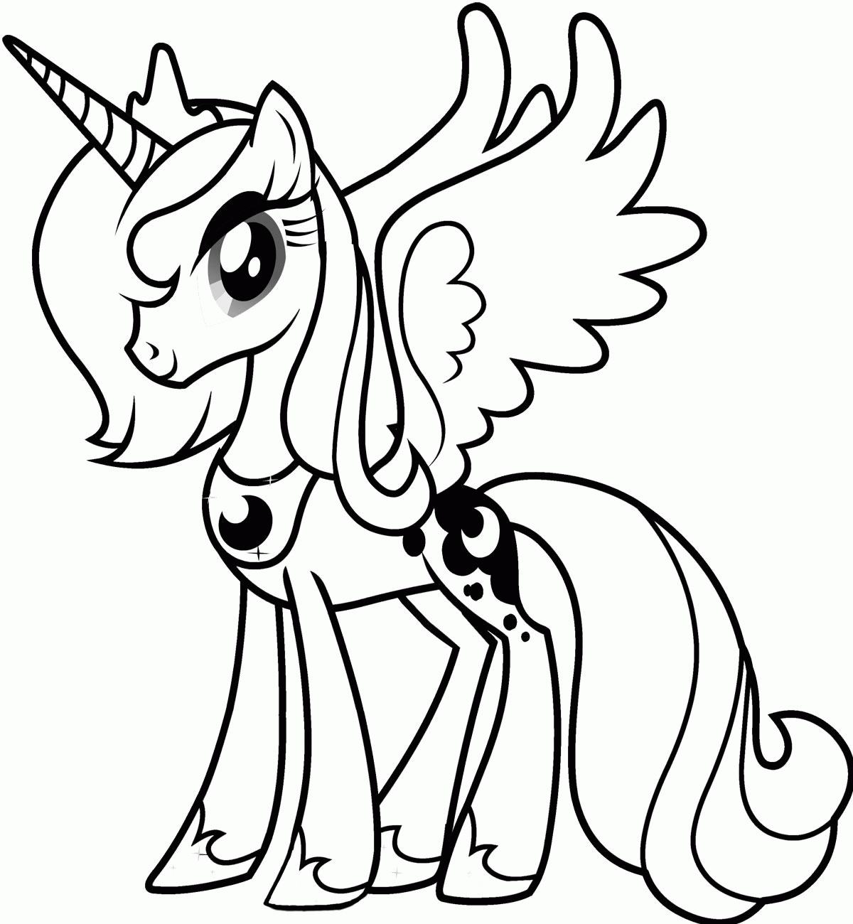 Printable my little pony coloring pages for kids #579 My Little ...