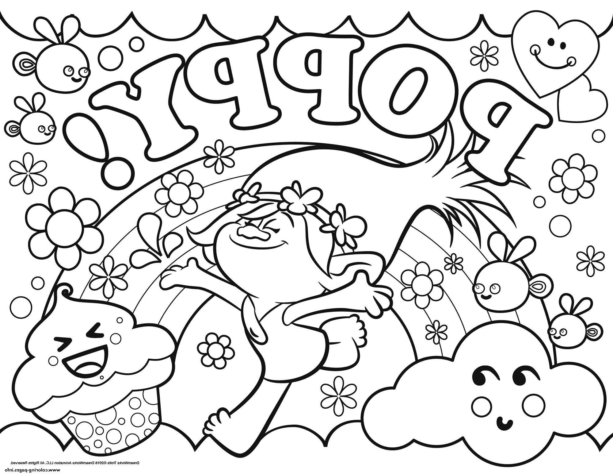 Poppy Coloring Page Outstanding Trolls Ba Poppy Coloring Pages Dreamworks -  birijus.com
