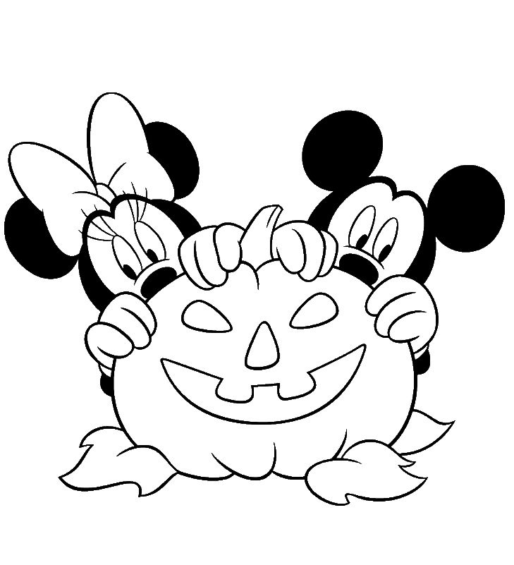 24 Free Halloween Coloring Pages for Kids | Free halloween coloring pages,  Mickey mouse coloring pages, Halloween coloring pages printable