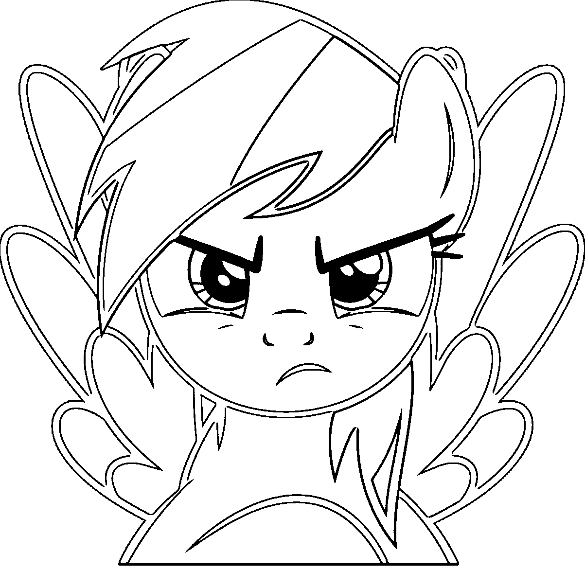 Rainbow Dash Coloring Pages | 