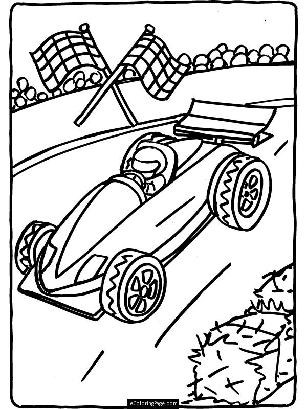 Race Car Coloring Pages | eColoringPage.com- Printable Coloring Pages