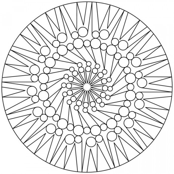 Mandala Coloring Pages Expert Level - Symbol Coloring Pages of The