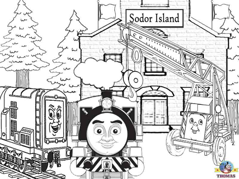 Free Thomas The Train Coloring Pages - Coloring For KidsColoring