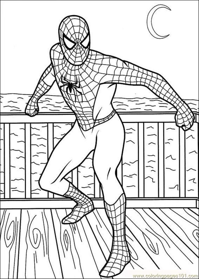 Coloring Pages Spiderman 51 (Cartoons > Spiderman) – free