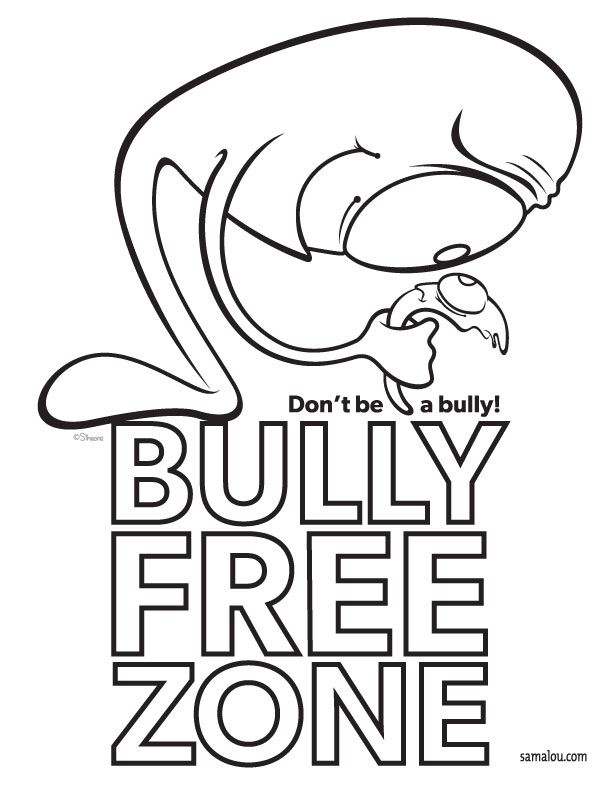 anti-bullying Colouring Pages (page 2)