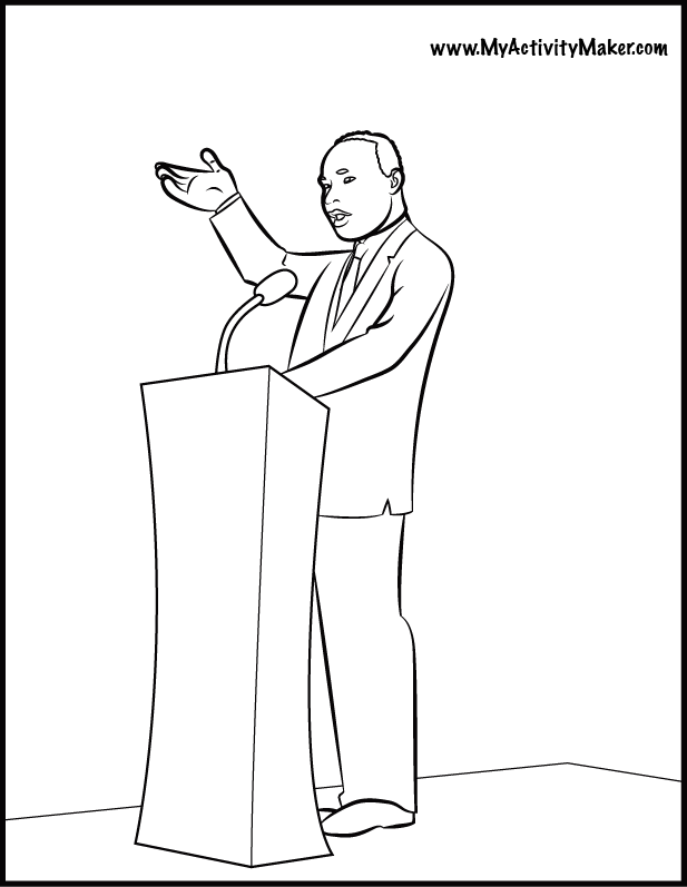 martin luther king jr coloring pages image search results