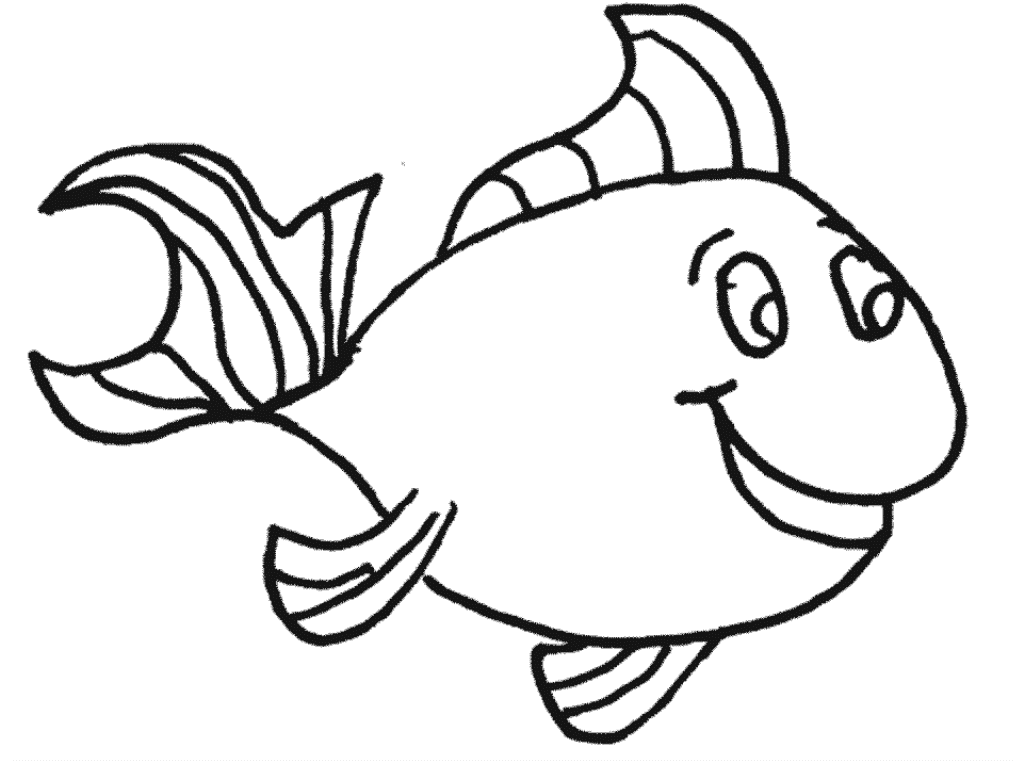 Simple Fish Coloring Pages Free Download Fish Coloring Pages