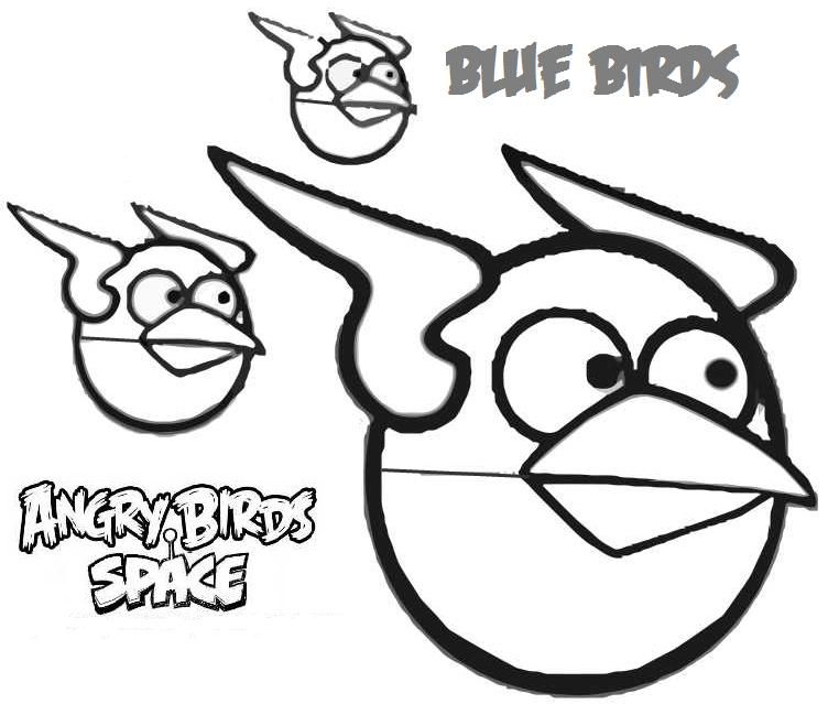 Angry bird Space Coloring Pages - Coloring Pages