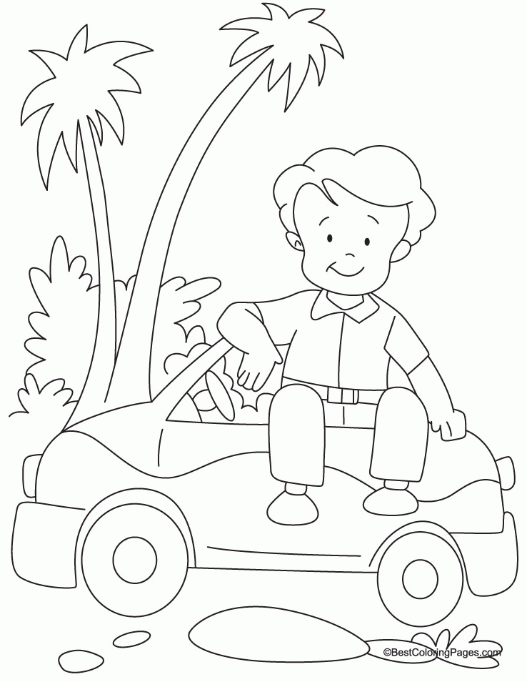 Mini car coloring page | Download Free Mini car coloring page for