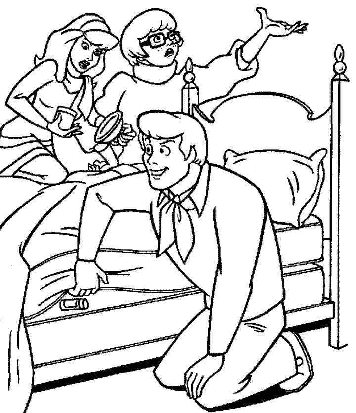 Scooby Doo and Friends Solving Mysteries Coloring Pages and Sheets