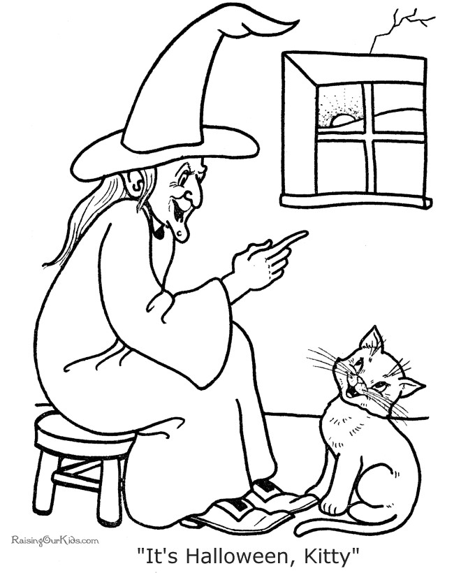 Halloween coloring pages to print - 011