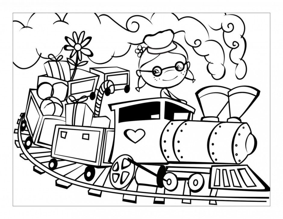 Choo Train Coloring Pages Pictures Imagixs Id 89863 267541 Choo