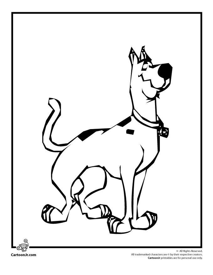 scoobydoo games Colouring Pages (page 2)