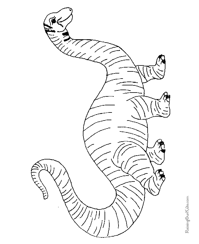 Dinosaur Coloring Pages - Printable