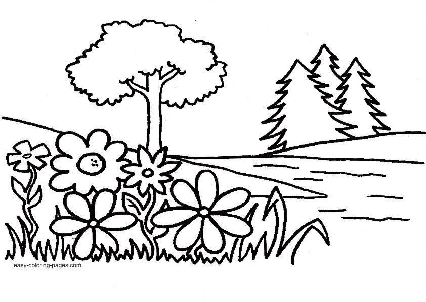 Garden Coloring Pages 407 | Free Printable Coloring Pages