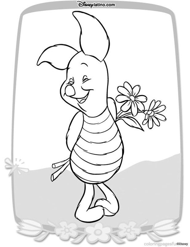 Easter Disney Character Coloring Pages 10 | Free Printable