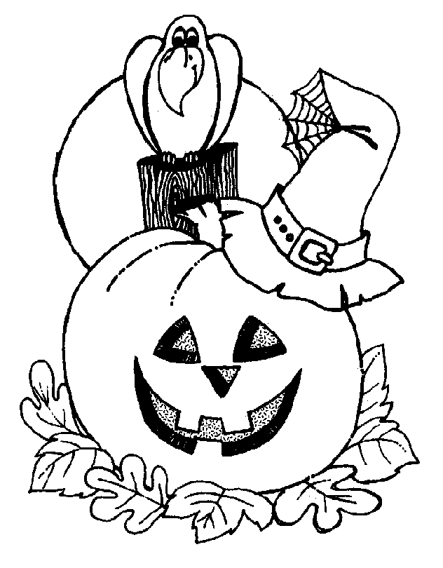 Halloween Pumpkin Coloring Pages Printables