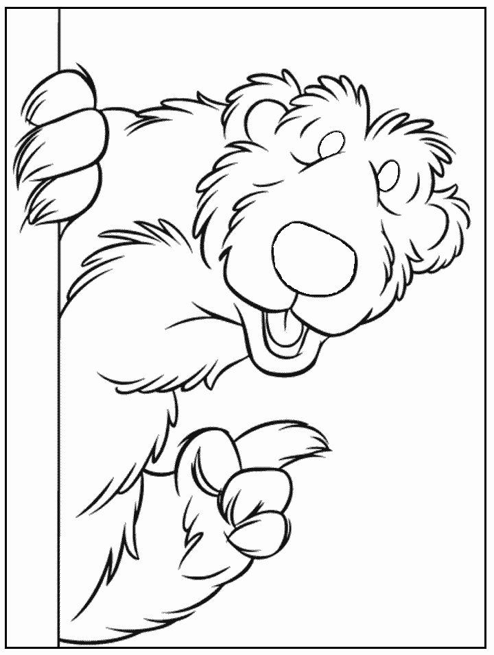 Bear in the Big Blue House Coloring Pages